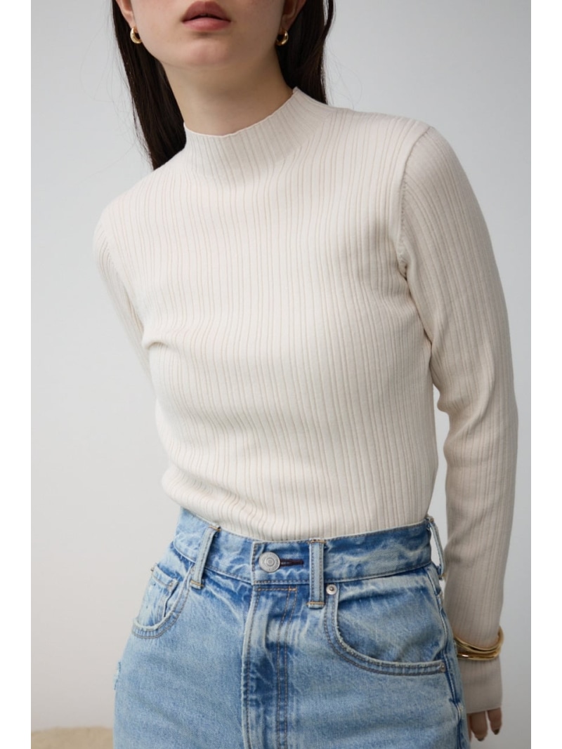 moussy - moussy サイドスリットハイネックニット MOUSSY | SLIT ハイネックセーター (ニット ) |SHEL'TTER WEBSTORE