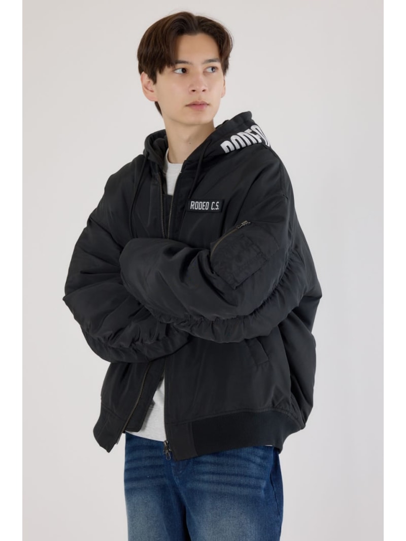 楽天市場】【SALE／24%OFF】バックロゴフライトジャケット RODEO