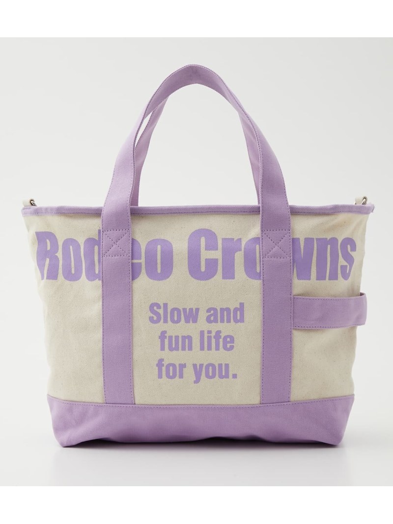 R Canvas Crowns Tote Rodeo ロデオクラウンズワイドボウル Wide バッグ Bowl