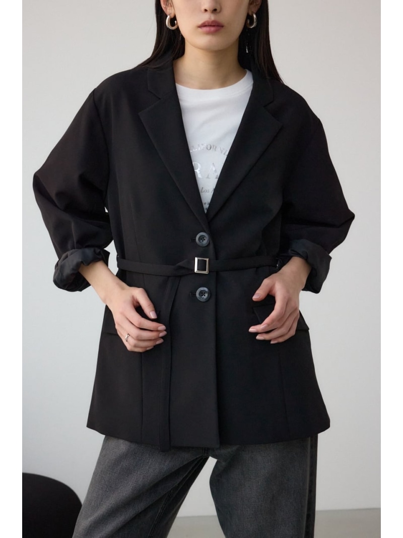 【AZUL BY MOUSSY】 アズールバイマウジー　コート　黒　新品未使用 楽天市場】【PLUS】テーラードジャケット / AZUL BY MOUSSY