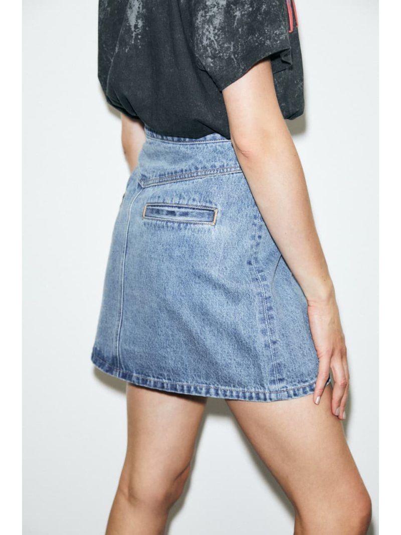 York ミニスカート Moussy マウジー スカート デニムスカート ブラウン 送料無料 Rakuten Fashion septicin Com