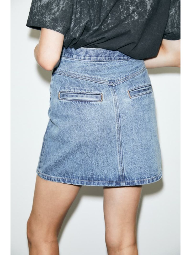 York ミニスカート Moussy マウジー スカート デニムスカート ブラウン 送料無料 Rakuten Fashion septicin Com