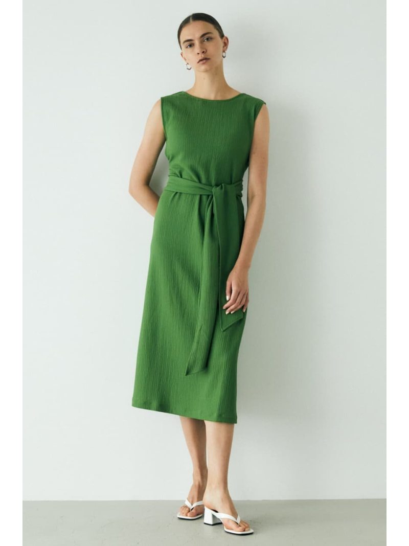 Wavy Waist Ribbon ドレス Moussy マウジー ワンピース ロングワンピース マキシワンピース ブラック ホワイト ブラウン 送料無料 Rakuten Fashion Vmaphotographystudios Com