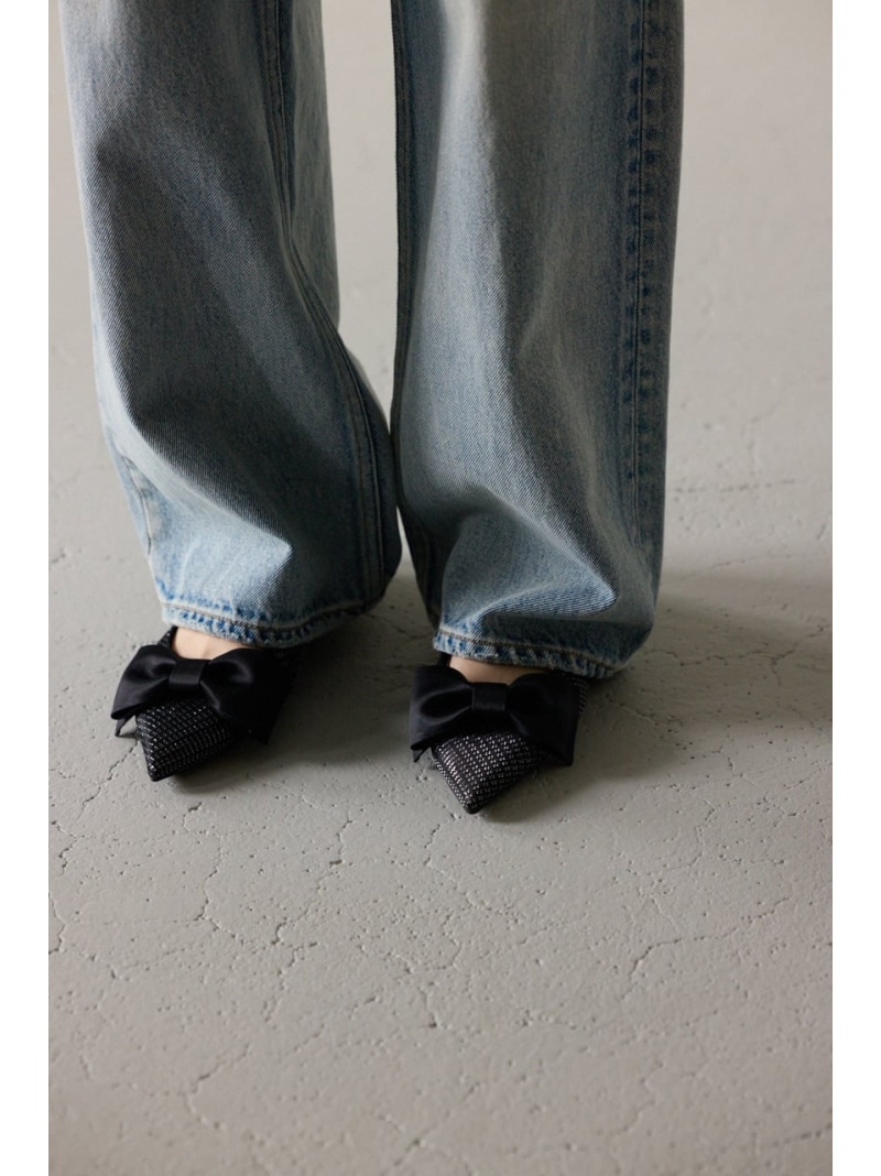 【SALE／12%OFF】ミラーリボンフラット STACCATO スタッカート シューズ・靴 スリッポン ブラック【RBA_E】【送料無料】[ Fashion]