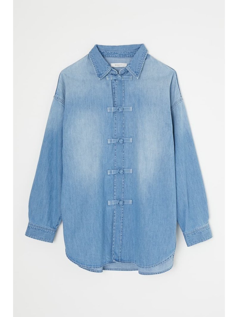 人気ブランドを 楽天市場 China Button Denim シャツ Moussy マウジー シャツ ブラウス シャツ ブラウスその他 ブラウン 送料無料 Rakuten Fashion シェルターウェブストア 大流行中 Www Rvworkshop Com
