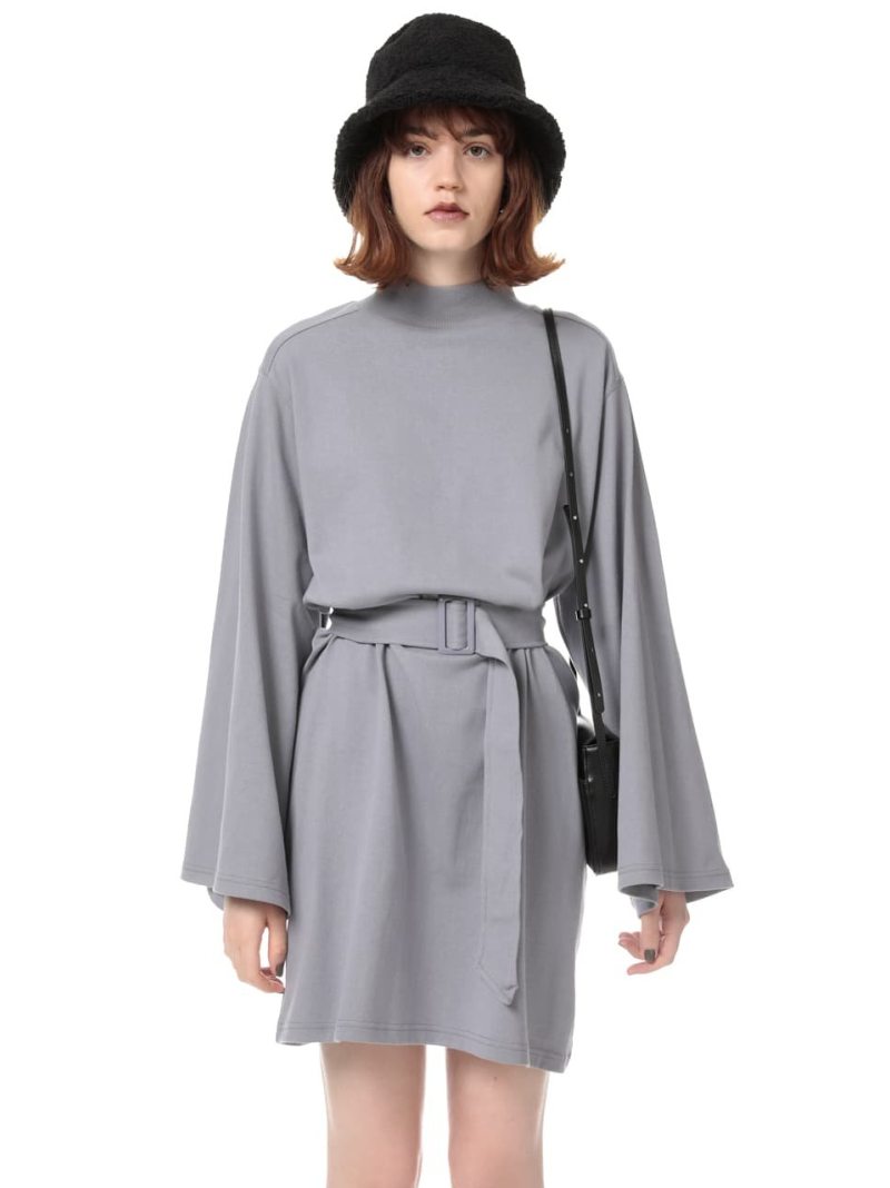 Flare Sleeve Cut ワンピース Sly スライ ワンピース 5ー9分袖ワンピース ホワイト ブラック グレー 送料無料 Rakuten Fashion Sermus Es