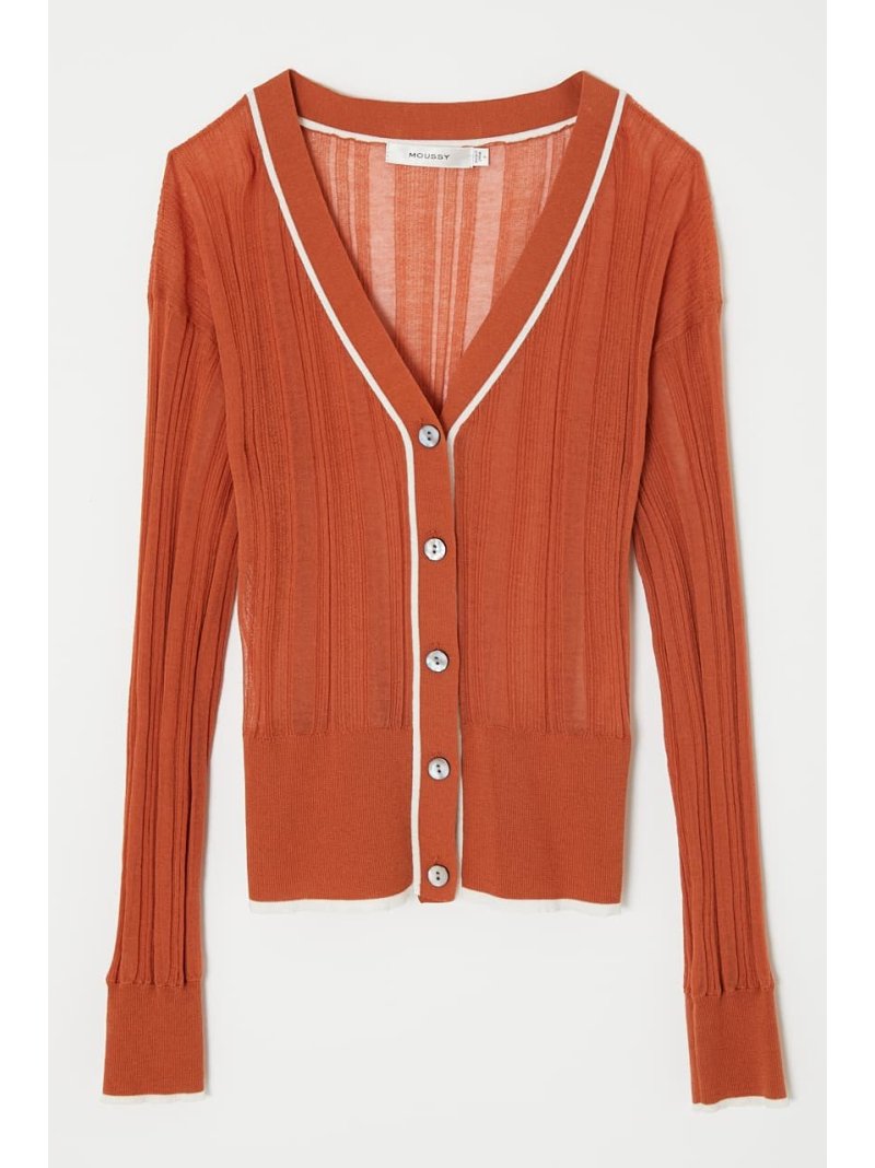 Sheer Knit Short ニット カーディガン Moussy マウジー