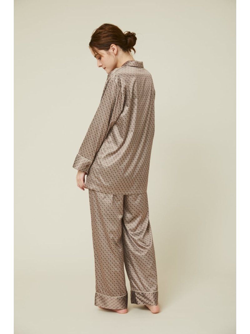 Ladiesサテンルームウェア Rienda インナー ナイトウェア リエンダ