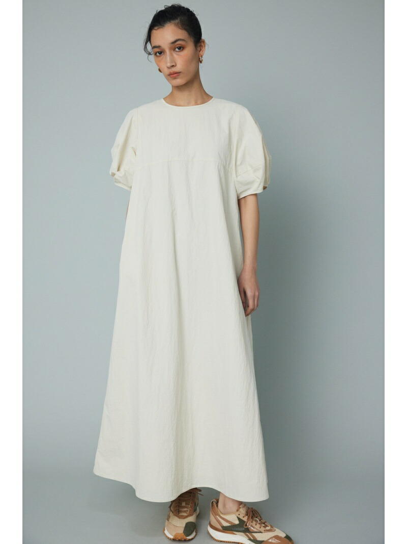 【楽天市場】Volume sleeve dress HeRIN.CYE ヘリンドットサイ ワンピース・ドレス ワンピース ホワイト ブラック