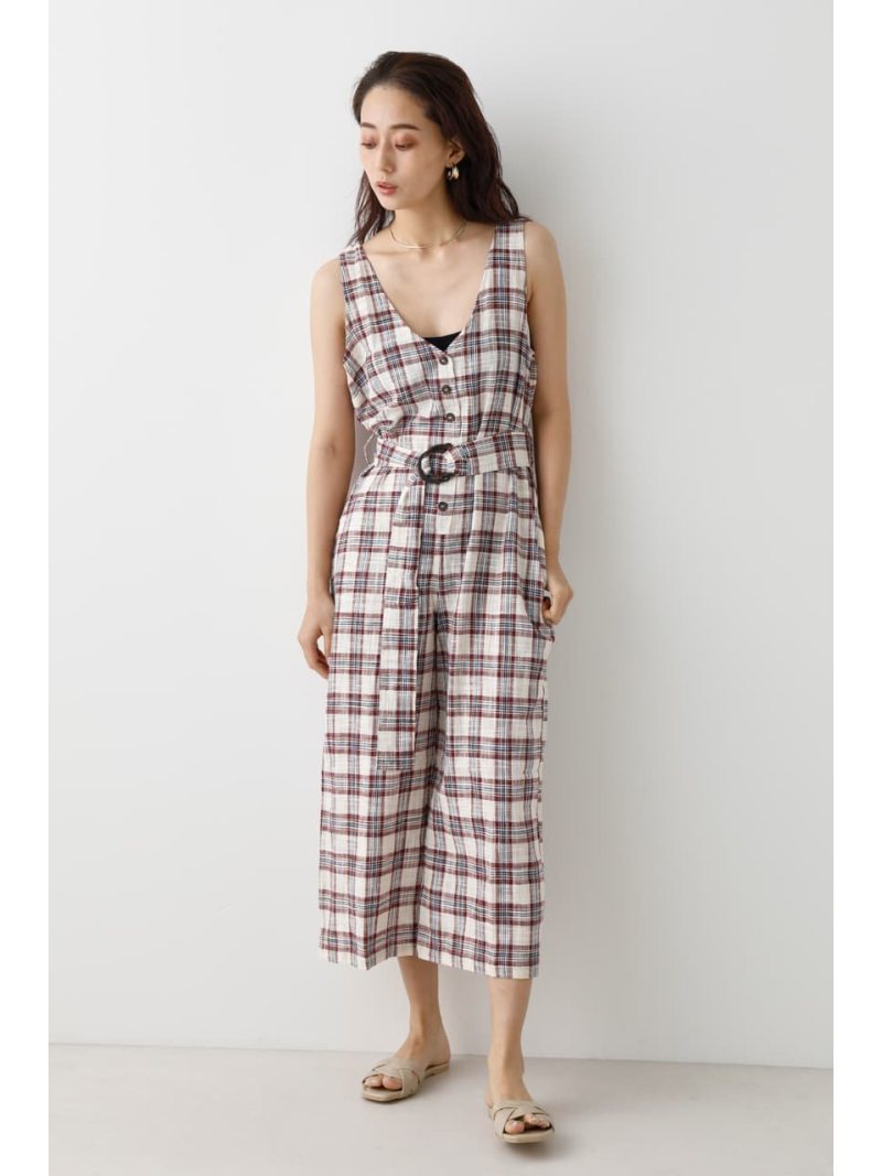 日本製 Contrastbelt Buttoned Jumpsuit Shel Tter Select シェルターセレクト ワンピース ワンピースその他 送料無料 Rakuten Fashion 高い品質 Cvclinic Ru