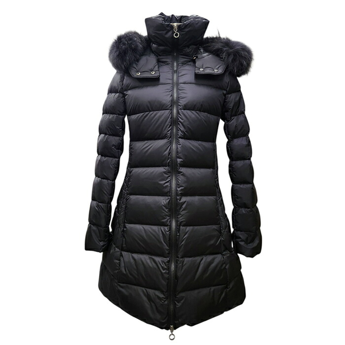 【極美品 正規品】TATRAS ブラック ダウンコート ファー付き Sサイズ TATRAS ファーコート S(日本サイズM〜L) タトラスJAPAN 鬱陶しい