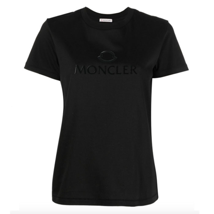 MONCLER ブラック ロゴ Tシャツ Lサイズ モンクレール MONCLER モンクレール Tシャツ カットソー ブラック メンズ