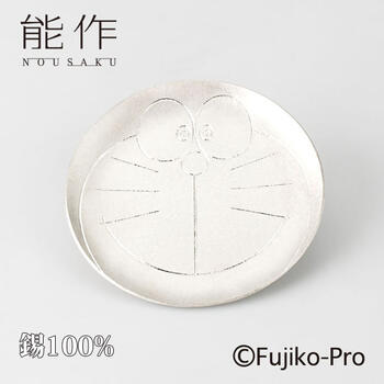 能作 小皿「ドラえもん小皿」錫100%【能作 600242】 能作 小皿「ドラえもん小皿」錫100%【能作 600242】