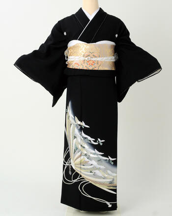 楽天市場】【10%OFFクーポン/ポイント5倍】黒留袖レンタルフルセット