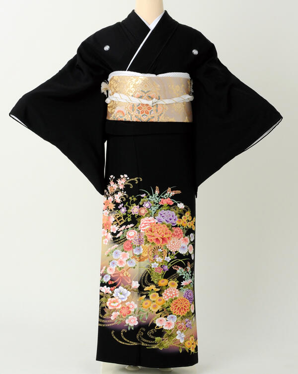 マーク華A12限定価格☆未使用美品☆ 結婚式 金彩 豪華 黒留袖6点セット A53週末限定価格！☆used美品☆ 結婚式 金彩 豪華 黒留袖6点