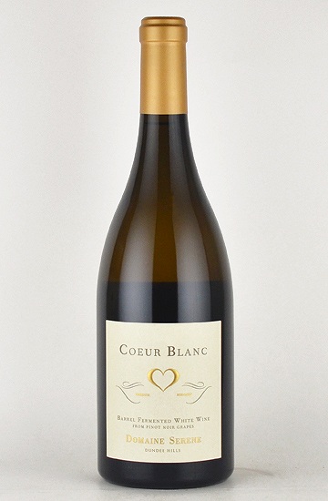 ドメーヌ・セリーヌ クール・ブラン ピノノワール ウィラメットヴァレー [2023] Domaine Serene Coeur Blanc Pinot Noir Willamette Valley オレゴンワイン 白ワイン｜しあわせワイン倶楽部