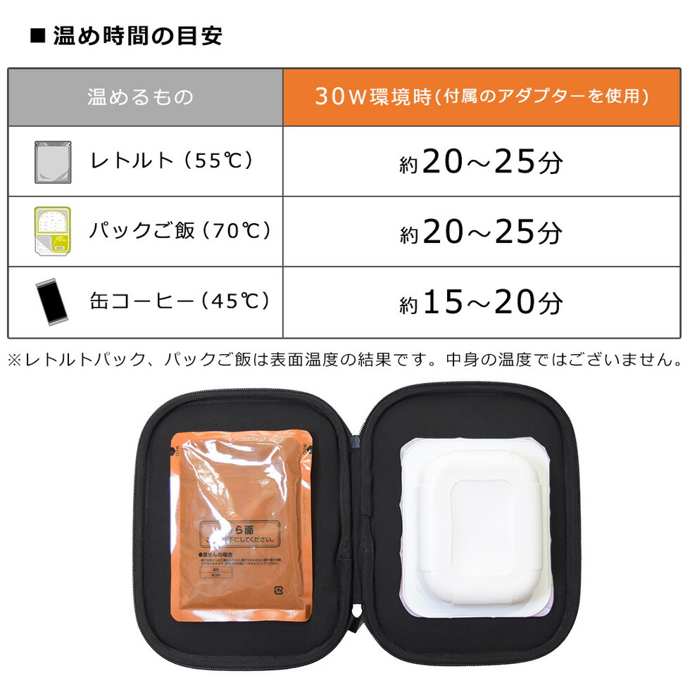 ポイント10倍】 ポータブルレンジポーチ 電子レンジ不要 加熱ポーチ 約