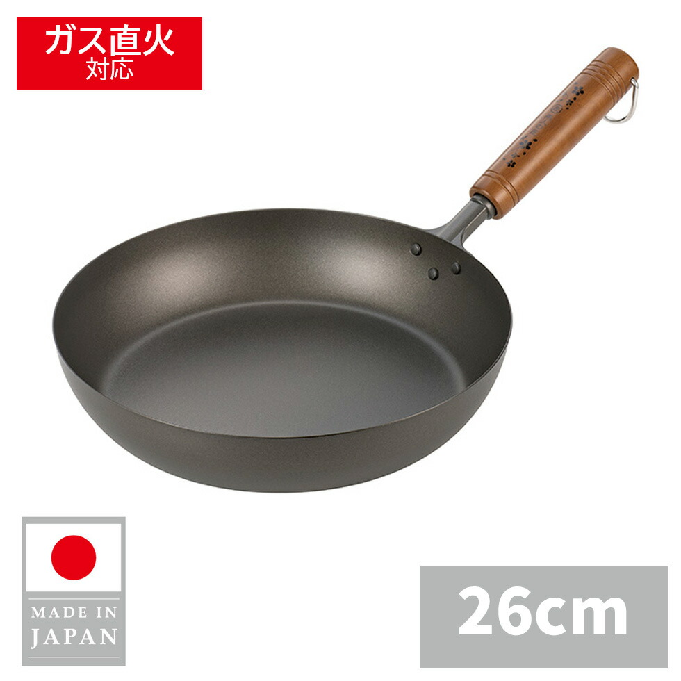 楽天市場】送料無料【日本製】燕三条 チタン いため鍋28cm ガスコンロ