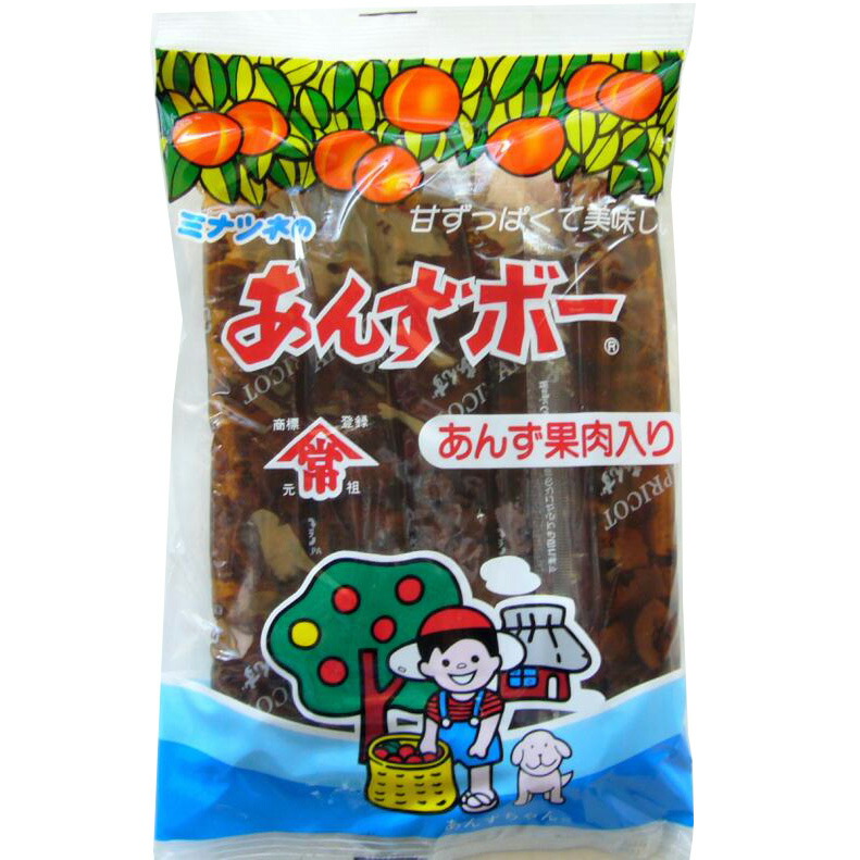 楽天市場】ミナツネ 5本入り自然あんずボー [1箱 20個入]【杏子