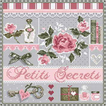 Madame La Fee(マダムラフェ) クロスステッチ刺繍キット 輸入 Lin 上級者 フランス mini 074