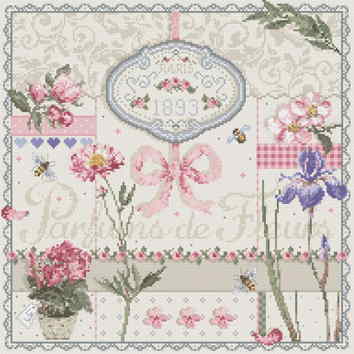 楽天市場】Madame La Fee クロスステッチ刺繍 手芸チャート 図案