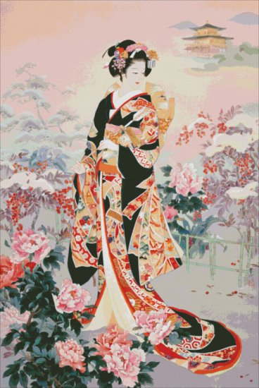 楽天市場】森田春代 美人画 Heaven And Earth Designs クロスステッチ