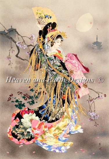 楽天市場】森田春代 美人画 Heaven And Earth Designs クロスステッチ
