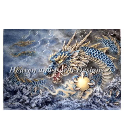 楽天市場】クロスステッチ刺繍 図案 Heaven And Earth Designs HAED 輸入 上級者 Kayomi Harai 青い龍  Blue Dragon 全面刺し : クロスステッチ手芸雑貨シーボンヌ