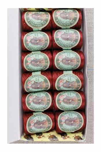 Sajou レース糸 12玉 110m ボルドー 【BOÎTE DE 12 COCONS CALAIS FIL DENTELLE N° 6549 - BORDEAUX】 フランス CHDENT_CALAIS_ASS_12_6549 【予約】 5,519円
