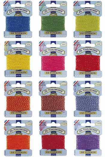SAJOU ラメ糸 ポリエステル刺しゅう糸 10m 差し上げ物ボックス席１２巻仕掛ける 【 Fil broderie Tonkin boite de 12 tons vifs 】 フランス共和国製 FIB_TK_ASS_012_DEC_03【取っておく】