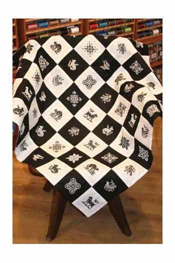 Sajou(サジュー) クロスステッチ・パッチワーク縫い一揃いの道具 【PLAID \u0026#192; BRODER WISSANT - LAINE SAINT-PIERRE ET FIL TONKIN】 インポート 上級者 KIT_PDC_PL_WISS_01 （取って置く）