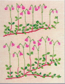 楽天市場】フレメ クロスステッチ刺繍キット 道端の花
