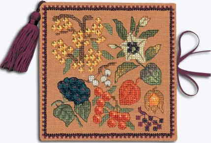 Le Bonheur des Dames（ルボヌールデダム） クロスステッチ刺繍キット 【秋のお花のニードルケース-?tui ? Aiguilles Fleurs D'Automne-】 フランス 上級者 輸入 3478