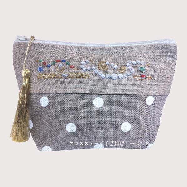 クロスステッチ刺繍キット 輸入 ルボヌールデダム Le Bonheur des Dames 刺しゅう Trouse bijoux フランス 初心者 9017