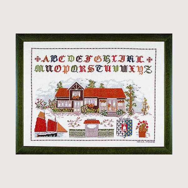 クロスステッチ刺繍キット 輸入 ルボヌールデダム Le Bonheur des Dames 刺しゅう Maison de Saint-Cast 家 フランス 上級者 1116