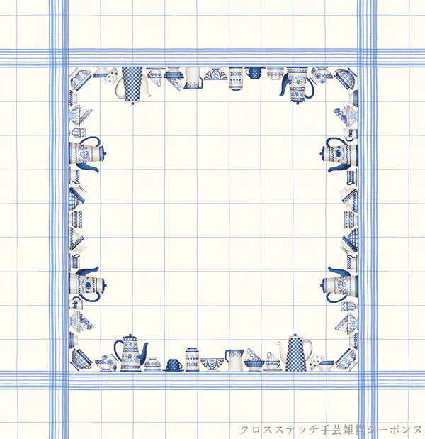 ルボヌールデダム　テーブルクロス刺繍キット 楽天市場】クロスステッチ刺繍キット 輸入 ルボヌールデダム Le