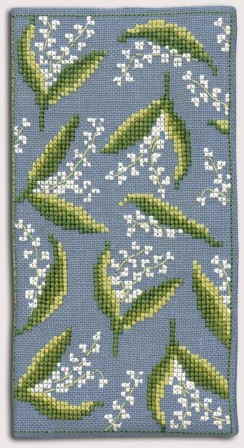 Le Bonheur des Dames クロスステッチ刺繍キット 【すずらんの眼鏡ケース】 フランス 上級者 輸入 3239