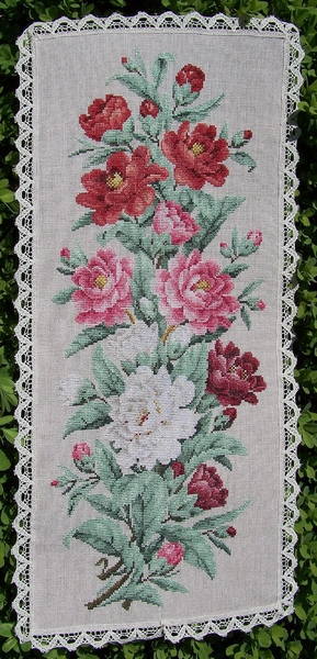 ルフレ・ド・ソワ( Reflets de Soie ) クロスステッチ 刺しゅう キット 【 Roses Romance - pack de soies 】 フランス 海外 輸入 上級者 RDS115p|クロスステッチ手芸雑貨シーボンヌ