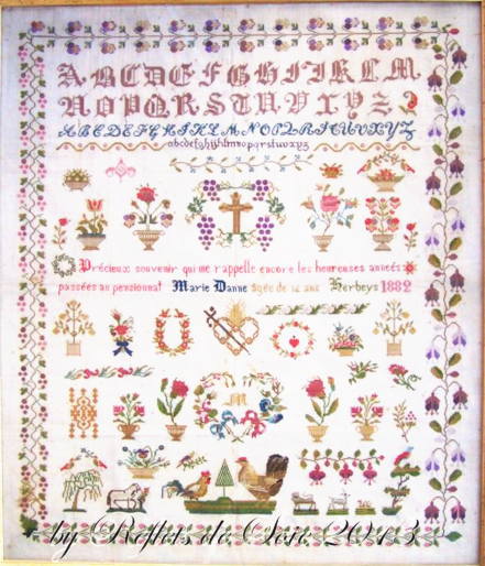 ルフレ・ド・ソワ  (  Reflets de Soie )  はりつけ台編み目 ししゅう 一揃いの道具 手芸 【 Marie Danne 1882 - pack de soies d\u0027Alger 】 Isabelle-Mazabraud-Kerlan フランス共和国 外国で インポート 上級者 貨物輸送無料 MarieDanneSoies