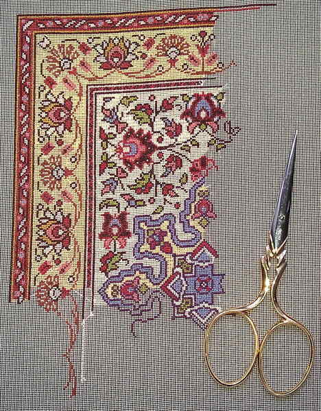 正規激安 Reflets De Soie タペストリー ラグ刺繍キット Tapis Arabesques 輸入 上級者 フランス Rds117p クロスステッチ手芸雑貨シーボンヌ 限定製作 Deltadigest Com