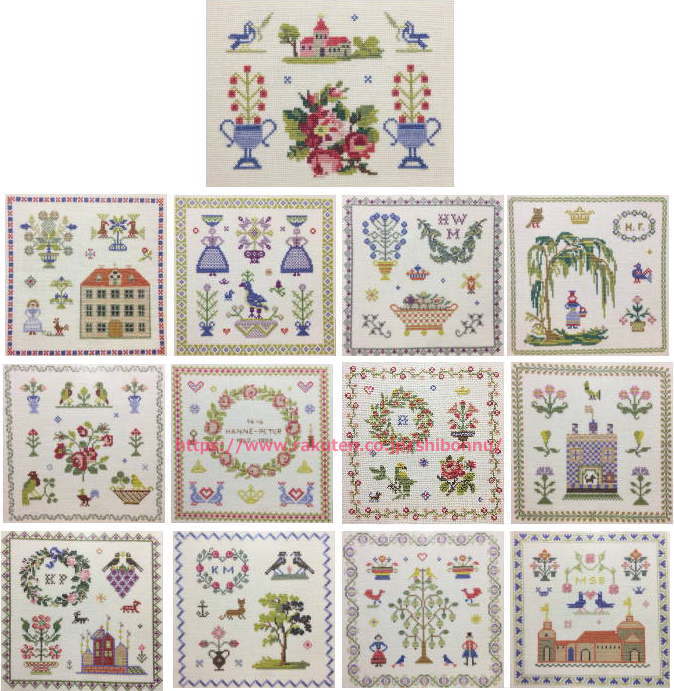 楽天市場 中古 フレメ 1992 カレンダー Ida Winckler 図案 Haandarbejdets Fremme チャート Kreuzstitch クロスステッチ デンマーク 北欧 刺しゅう クロスステッチ手芸雑貨シーボンヌ