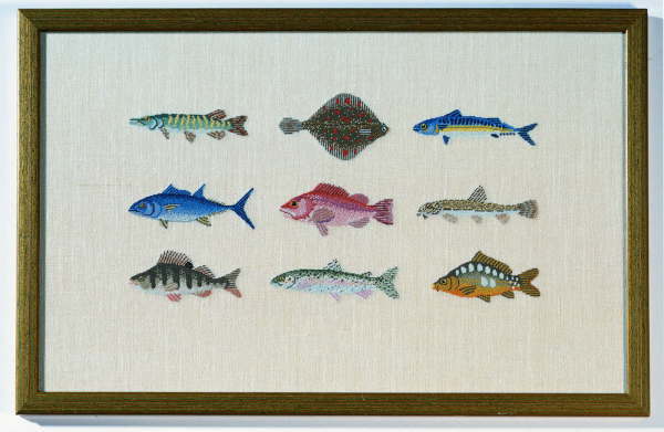 楽天市場】ペルミン クロスステッチ刺繍輸入キット 魚 Fish デンマーク