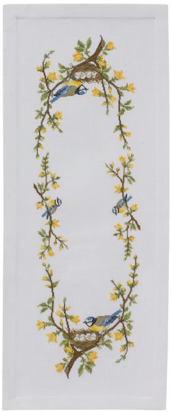 EVA ROSENSTAND クロスステッチ キット 【 シジュウカラ 】デンマーク 北欧 刺しゅう 海外 輸入 上級者 送料無料 23-287|クロスステッチ手芸雑貨シーボンヌ