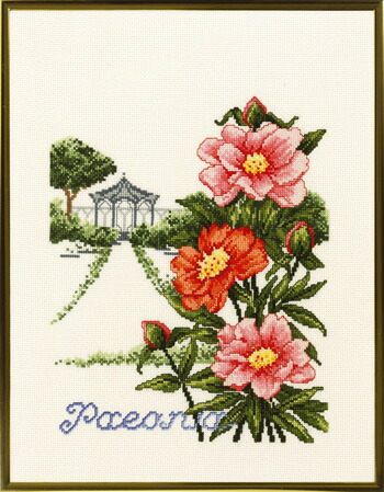 【DM便対応】EVA ROSENSTAND パビリオン/花 Pavillon/blomster クロスステッチ キット デンマーク 北欧 刺しゅう 12-301