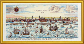 EVA ROSENSTAND クロスステッチ 刺しゅう キット 【 Amsterdam 】 デンマーク 北欧 輸入 上級者 12-318｜クロスステッチ手芸雑貨シーボンヌ