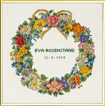 楽天市場】EVA ROSENSTAND クロスステッチ刺繍キット 夏