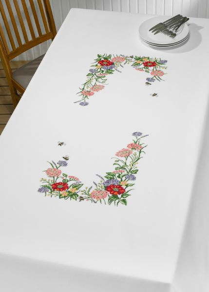 PERMIN 花 Markblomster クロスステッチ 刺繍 キット デンマーク ペルミン 58-8107 【送料無料】
