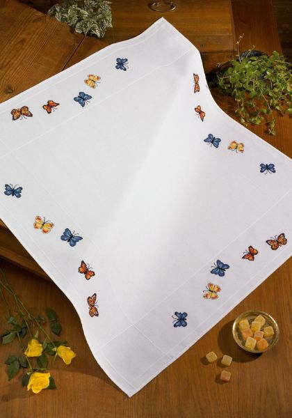 PERMIN 蝶 Sommerfugle dug クロスステッチ 刺繍 キット デンマーク ペルミン 44-1366 【DM便対応】|クロスステッチ手芸雑貨シーボンヌ