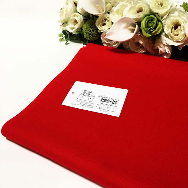 PERMIN 22ct ハーダンガー 刺繍布 150cm×95cm クリスマスレッド ペルミン 180/30