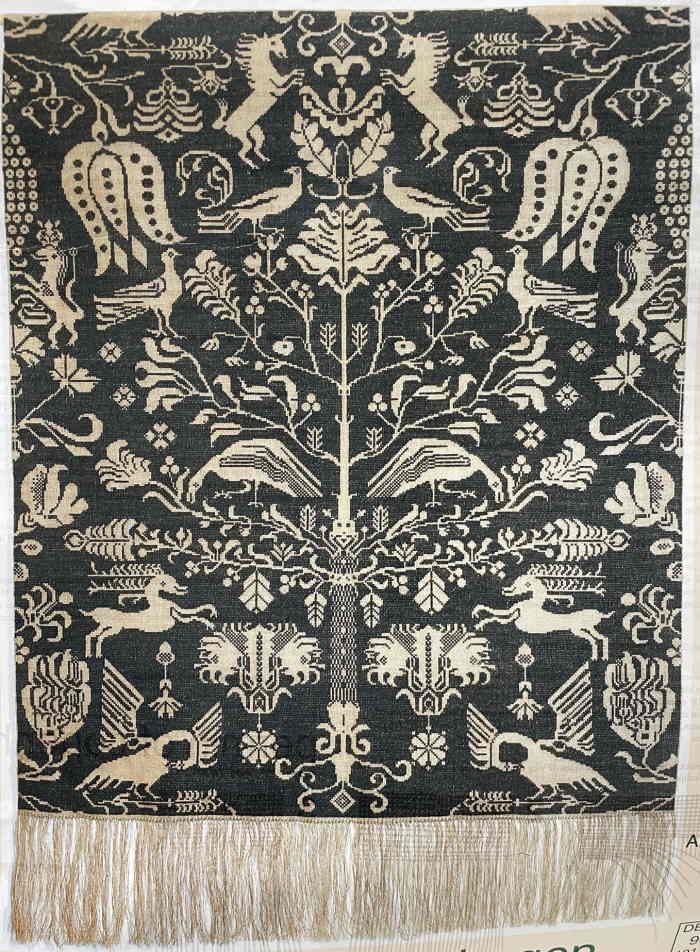 刺繍布 図案印刷済み 輸入 ペルミン Mandala 曼荼羅のテーブルランナー Permin of Copenhagen デンマーク 北欧 刺しゅう 上級者 63-6859R